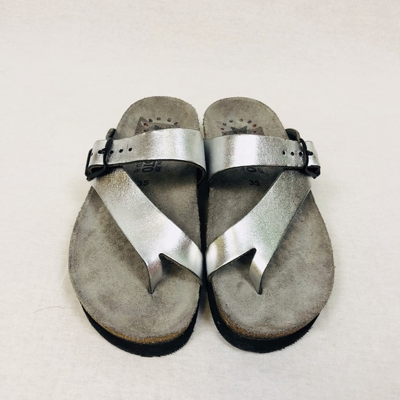 mephisto silver sandals